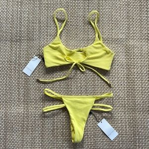 Indah Jana & Tiare bikini in citrus - NWT